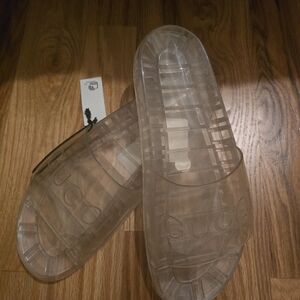 Gucci Transparent Slide Sandals
